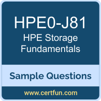 Hewlett Packard Enterprise HPE0-J81 VCE, Storage Fundamentals Dumps, HPE0-J81 PDF, HPE0-J81 Dumps, Storage Fundamentals VCE, HPE ATP-StorSol PDF