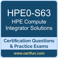 Compute Integrator Solutions Dumps, Compute Integrator Solutions PDF, HPE0-S63 PDF, Compute Integrator Solutions Braindumps, HPE0-S63 Questions PDF, Hewlett Packard Enterprise HPE0-S63 VCE, HPE ASE-CompIntSol Dumps