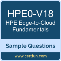 Hewlett Packard Enterprise HPE0-V18 VCE, Edge-to-Cloud Fundamentals Dumps, HPE0-V18 PDF, HPE0-V18 Dumps, Edge-to-Cloud Fundamentals VCE, HPE ATP-EdgCldAr PDF