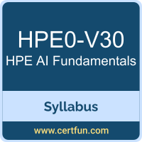 AI Fundamentals PDF, HPE0-V30 Dumps, HPE0-V30 PDF, AI Fundamentals VCE, HPE0-V30 Questions PDF, Hewlett Packard Enterprise HPE0-V30 VCE, HPE ATP-AIsol Dumps, HPE ATP-AIsol PDF