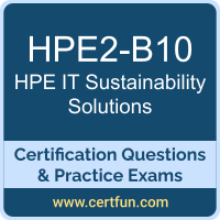 IT Sustainability Solutions Dumps, IT Sustainability Solutions PDF, HPE2-B10 PDF, IT Sustainability Solutions Braindumps, HPE2-B10 Questions PDF, Hewlett Packard Enterprise HPE2-B10 VCE, HPE SC-ITSustain Dumps