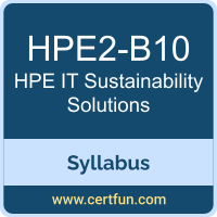 IT Sustainability Solutions PDF, HPE2-B10 Dumps, HPE2-B10 PDF, IT Sustainability Solutions VCE, HPE2-B10 Questions PDF, Hewlett Packard Enterprise HPE2-B10 VCE, HPE SC-ITSustain Dumps, HPE SC-ITSustain PDF