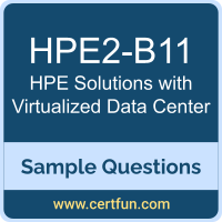 Hewlett Packard Enterprise HPE2-B11 VCE, Solutions with Virtualized Data Center Dumps, HPE2-B11 PDF, HPE2-B11 Dumps, Solutions with Virtualized Data Center VCE, HPE SC-VirDC PDF
