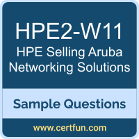 Hewlett Packard Enterprise HPE2-W11 VCE, Selling Aruba Networking Solutions Dumps, HPE2-W11 PDF, HPE2-W11 Dumps, Selling Aruba Networking Solutions VCE, HPE Selling Aruba Networking Solutions PDF