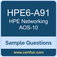 Hewlett Packard Enterprise HPE6-A91 VCE, Networking AOS-10 Dumps, HPE6-A91 PDF, HPE6-A91 Dumps, Networking AOS-10 VCE, HPE APC-AOS10 PDF
