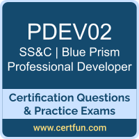 Professional Developer Dumps, Professional Developer PDF, PDEV02 PDF, Professional Developer Braindumps, PDEV02 Questions PDF, SS&C | Blue Prism PDEV02 VCE, SS&C | Blue Prism Professional Developer Dumps