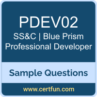 SS&C | Blue Prism PDEV02 VCE, Professional Developer Dumps, PDEV02 PDF, PDEV02 Dumps, Professional Developer VCE, SS&C | Blue Prism Professional Developer PDF