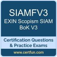 SIAMFV3 Dumps, SIAMFV3 PDF, SIAMFV3 Braindumps, EXIN SIAMFV3 Questions PDF, EXIN SIAMFV3 VCE, EXIN Scopism SIAM BoK V3 Dumps